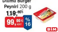 DİLİMLİ BURGER PEYNİRİ 200 G fiyat ve kampanya bilgisi